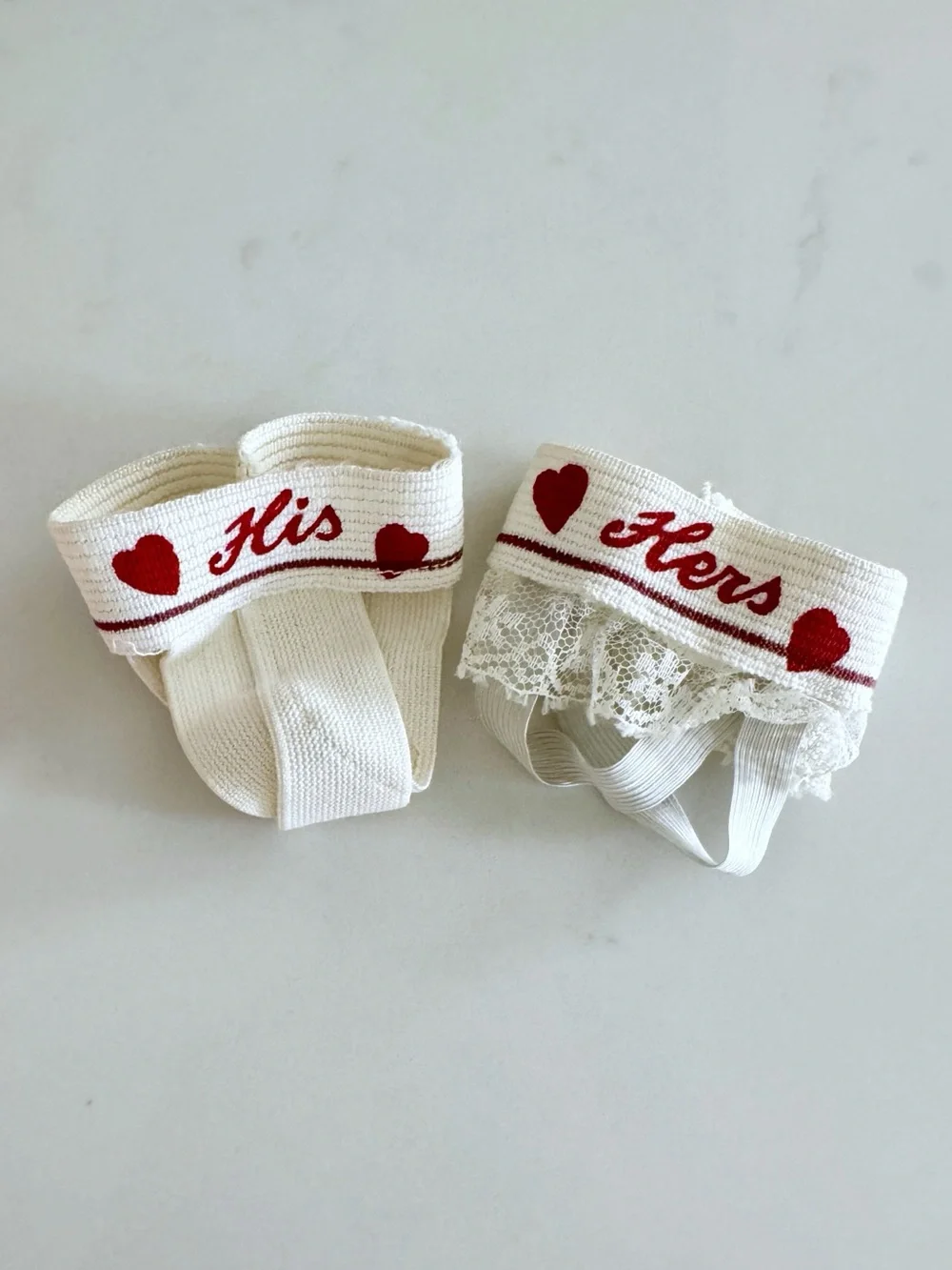Vintage 1950s Duets Intimates His & Hers Coasters, Set of 4 (Original Box)
